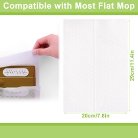 LOPYXBR 300 Count Flash Speed Mop Dry Pads, 29x20cm/11.4x7.8 inch Dry Floor Wipes, Duster Flash Mop Refill Pads, Flash Speed Mop Refill Wipes for Home,Kitchens, Bathrooms, Offices Floor Cleaning