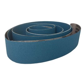 Starcke Premium 2 x 132 Blue Zirconia Cloth Sanding Belts | For Wood, Metal & Composites (80 Grit, 6 Pack)