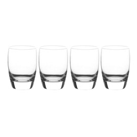 Luigi Bormioli Michelangelo Masterpiece 12 oz Double Old Fashioned Glasses - Fine Laser-Cut Rims - Classic, Sophisticated Design, Ideal for Cocktails, Dishwasher Safe, Made in Italy (Set of 4)