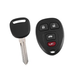 A ABSOPRO 1 Set 315MHz Keyless Entry Remote Ignition Transponder Key Fob 4 Buttons for Chevy Malibu HHR for Pontiac G5 G6 Grand Prix Solstice for Saturn Aura Sky for Buick LaCrosse Item