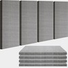 BUBOS BUBOS 4 PCS Acoustic Panels,24'x12' Fabric Soundproof Wall Panels,Self-adhesive