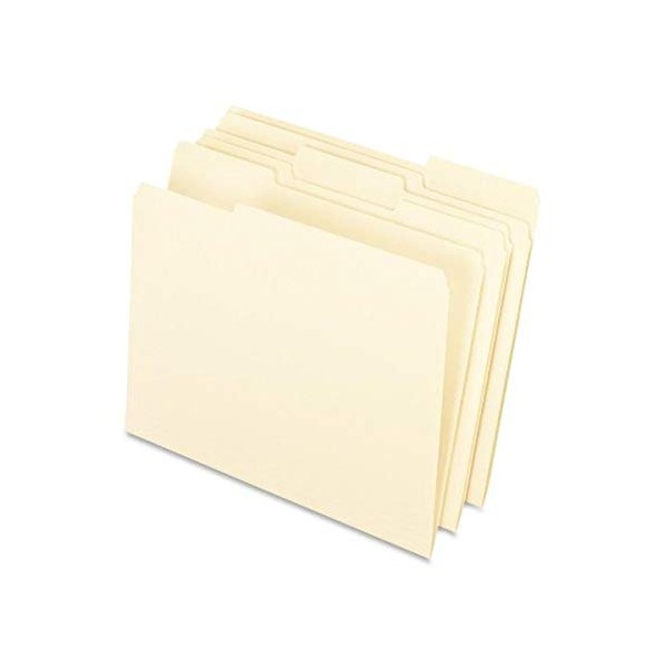 Pendaflex Interior File Folders, 1/3 Cut, Top Tab, Letter, Manila 100 Per Box, (4210 1/3)