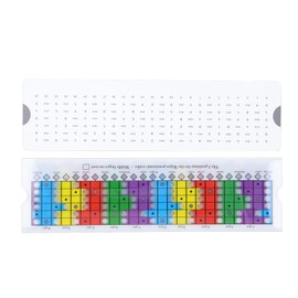 Guitar Scales Sliding Ruler, Guitar Scales Chord Chart Guitar Scale Tool for Beginner, Guitar Learning Accessories for Practicing Pentatonic Scales, Whole Tone Scales, Modal Scales