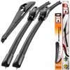 Recambo Windscreen Wiper Front and Rear Compatible for Fiat Punto