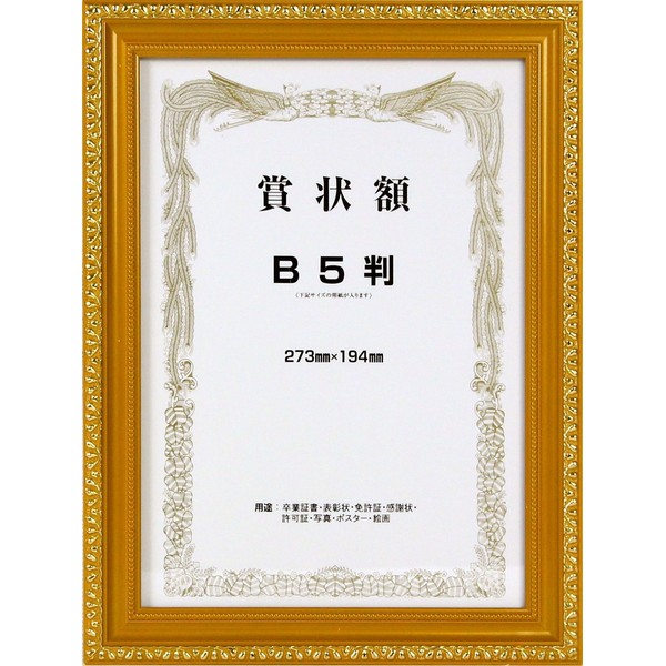 Iwata KK-H-B5 Picture Frame, Award Frame, Gold Eraser, B5, Boxed