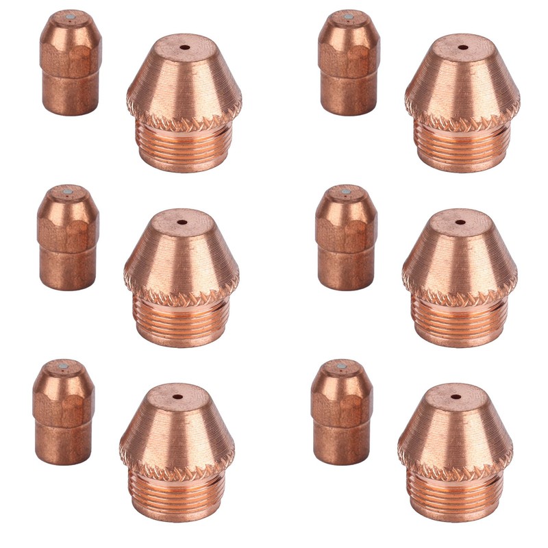10 Set Plasma Cutter Consumables Electrode Tip Kit Nozzle Torch