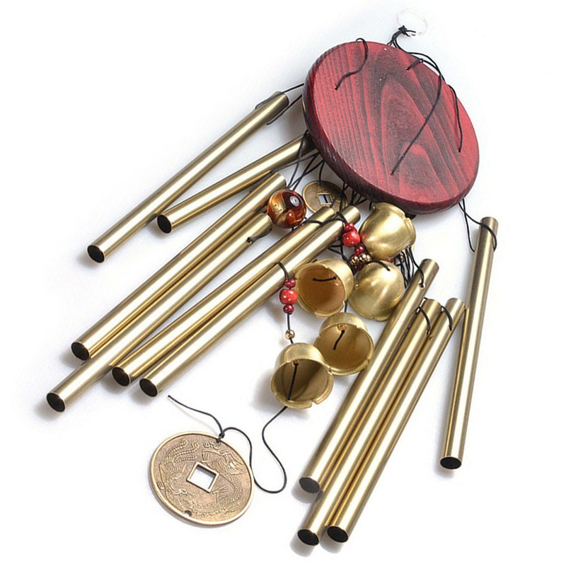 2PCS Memorial Wind Chimes with 10 Tubes Crisp Sound Creative