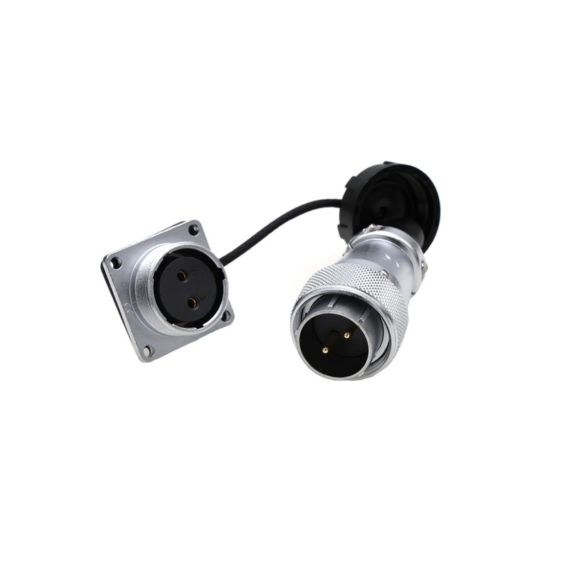 ZBLZGP WS24 2 Pin Solar Solder Panel Waterproof Connector Quick
