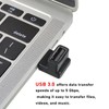 4 Pack 90 Degree USB A Male to Female Adapter