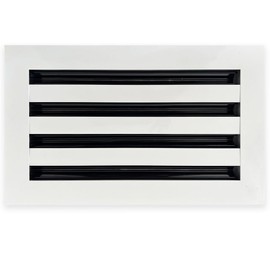 AC Celling Air Vent Cover - Decorative White Vent Cover, Floor Register Aria Vent, Standard Linear Slot Diffuser - Register Grille for Ceiling, Walls & Floors (14x8in)