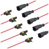 6PCS 1 Pin Connectors,16AWG Single Wire Waterproof Connectors