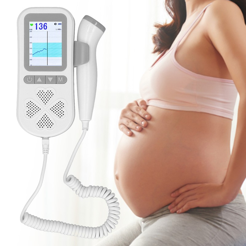 Fetal Heartbeat Monitor 3 Modes Accurate Measurement Noise Reduction Heart