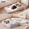 ZOMISIA Human Dog Bed for Kids, 2 in 1 Foldable