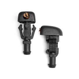 Click&Fit Windshield Washer Spray Nozzles replacement for Ford F150, E150-E450, Crown Victoria, Taurus, Flex, Expedition, Econoline & Mercury vehicles; Wiper washer jets OE 3W7Z17603AA accessories