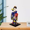 Folpus Japanese Geisha Kimono Doll Desktop Decoration Ornament Asian Ethnic