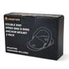 Meister Double-End Speed Bag D-Ring Anchors - Floor & Ceiling