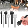 6Pcs Prong Chisel Round Hole DIY Leather Punch Tool HighCarbon