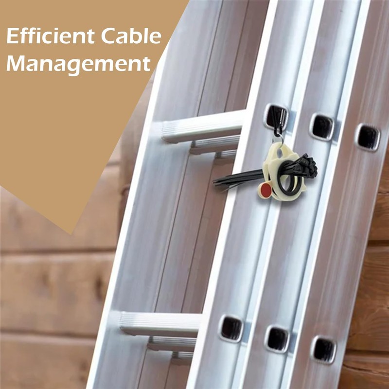 2x Zip Tie Organizer Lightweight Cable Tie Holder Gadget Reusable