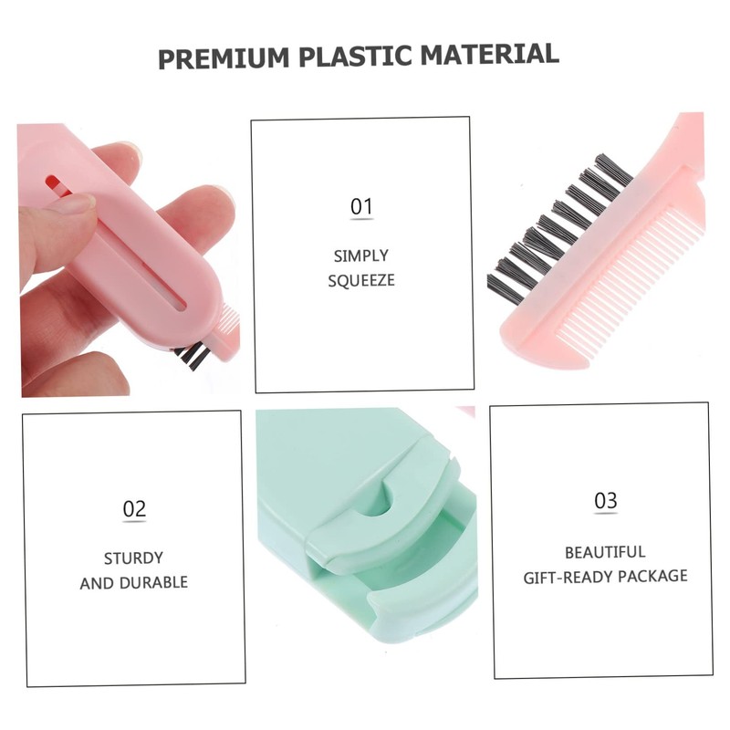 Ipetboom 2pcs Eyelash Curlers Ergonomic -handle Lash Tools for Beautiful