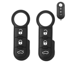 Car Key Keypad, 2 Pieces, Car Key Keypad, 3 Buttons, Compatible with Opel 500 Ducato Punto Peugeot Boxer Citroen Jumper