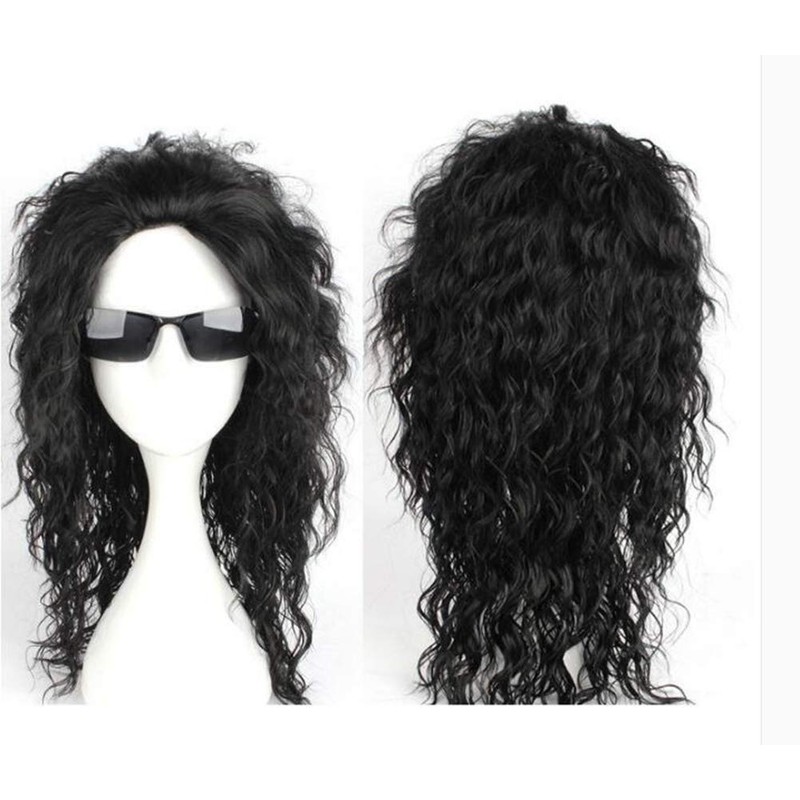 cnstone Cosplay Wig Michael Jackson Hat Hat Costume Halloween