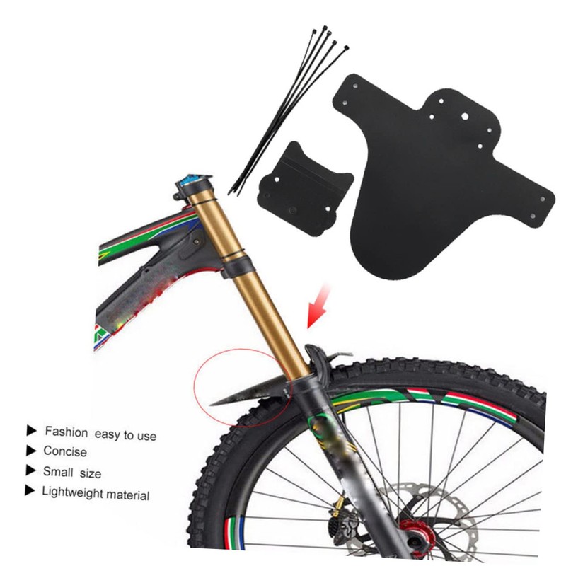 SUPVOX 2 Sets Bike Mudguard Wings Front Fork Mud Guards