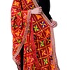 SWI WITH LABEL Women's Phulkari Dupattas Hand Embroidered In Amritsar