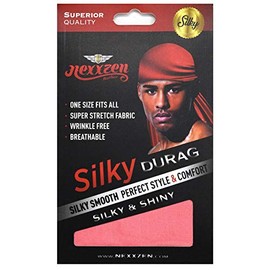 Nexxzen Quality Silky Smooth Durag 360 Waves Baby Pink