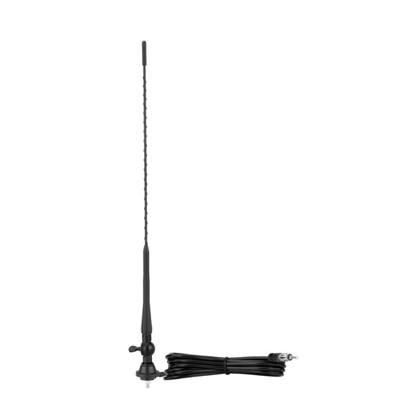 Eightwood Boat Car Radio Antenna 20 Inch, Rubber AM/FM Stereo