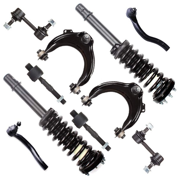 SCITOO Front Strut Spring Assembly, Stabilizer Bar Link, Tie Rod