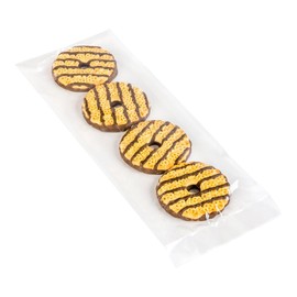 High Clarity Heat Sealable Bags, Heat Seal Food Bags, Snacks Bags, Candy Bags - No Flap - Clear - 3.75 x 10 Inch - 100ct Box - Bag Tek - Restaurantware