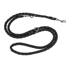 TRIXIE Hundeleine Cavo V-Leine S–M, 2,00 m ø 12 mm in schwarz - verstellbare Leine für Outdooraktivitäten - für kleine bis mittelgroße Hunde - 143501