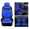 CAR PASS Leather Seat Covers Full Set Universal Water Resistant