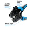GIZWIZ Parallel Action Ratchet Crimp Tool for Non-insulated Flag Terminals