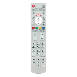 ROLLGAN N2QAYB001012 Replacement Remote Control for Panasonic Viera TV TX-55CX800E TX-55CX802B TX-55CXW804 TX-65CX800E TX-65CX802B TX-40CX802B TX-40CXW804 TX-50CX8888 000E TX 50CX802B
