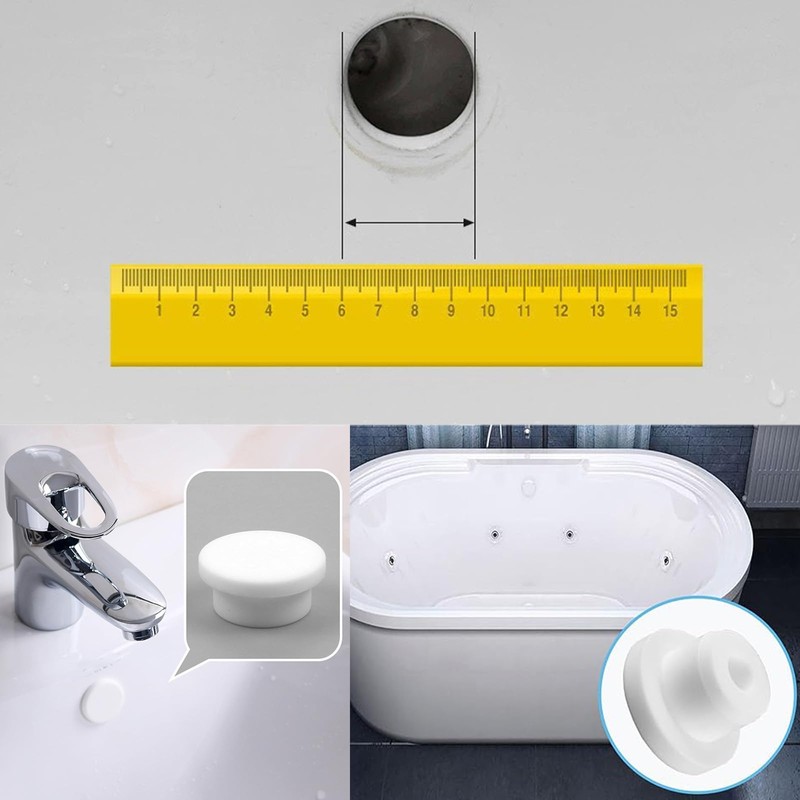 16 Pieces Silicone Hole Plugs for Round Hole,Rubber Tube Stopper