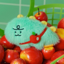 Kakao Friends Fuzzy Jordi Keyring Doll_Jordi
