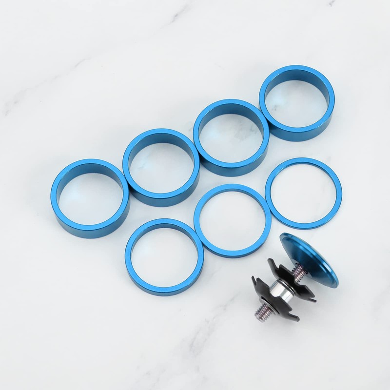 eMagTech 10pcs Headset Spacer Replacement Kit Bicycle Stem Caps with