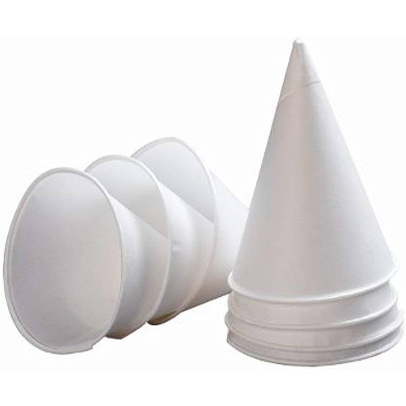 HOT BARGAINS, 200 X Paper Cone Cups Size 4oz (100ml)