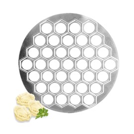37-Hole Aluminum Alloy wonton Machine Dumpling Mold, Suitable for Kitchen Dumplings wonton Pastry Cookie Dough Pressed Surface Auxiliary Food