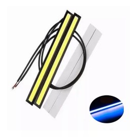 Hugo 4 Barras Tira Led Cob 17 Cm Luz De Dia, Niebla Drl Autos 4pz