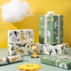 WRAPAHOLIC Jumbo Reversible Baby Shower Wrapping Paper Roll - 30