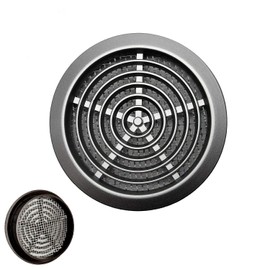 Cotarba Satin 80 mm 3.14" Circle Air Vent Grille Round Ducting Cover