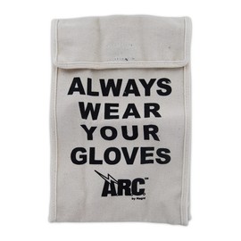 MAGID A.R.C. Cotton Twill Canvas Glove Bag for Rubber Insulating Electrical Gloves