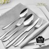 HaWare 40-Piece Silverware Set, Stainless Steel Flatware Service for 8,