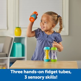 Learning Resources Learning Resources Sensory Trio Fidget Tubes, Fine Motor Skills, Sensory Toys For Toddlers, Sensory Toys For Children, Speech Therapy Materials, Fidget Toys, Kids Easter Gifts, Ages 3+,3 Pieces