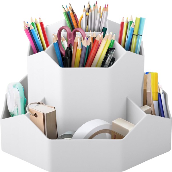 PANTSLINE 360° Rotatable Pen Holder, Multifunctional Office Organiser, Desktop Organiser,