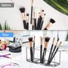Top-Spring Makeup Brush Holder Organizer, 3 Slot Acrylic Makeup Brush