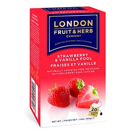 London Fruit & Herb Té de Fresa y Vainilla, 20 sobres