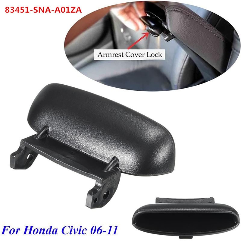 GaeaAuto Armrest Cover Lid Lock Center Console Latch and Spring